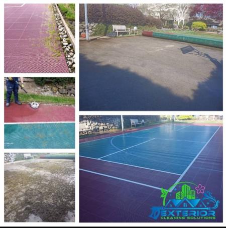 Tennis court cleaning lake city